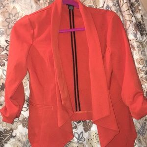 Orange blazer jacket
